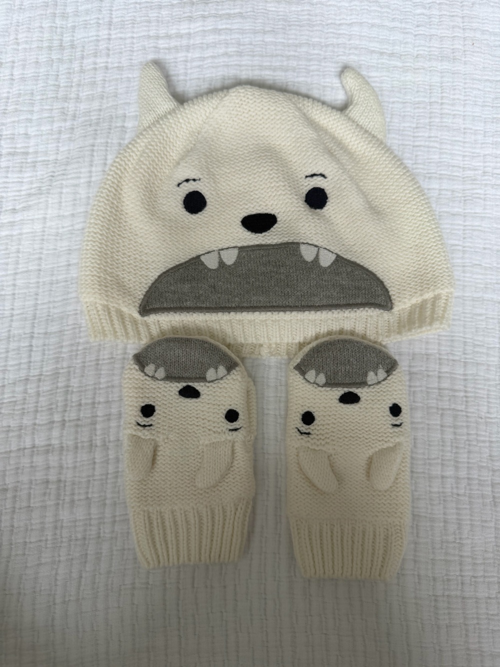 Gymboree Baby Yeti Hat and Mittens